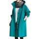 thumbnail image 3 of Chaqueta cortavientos para mujer, informal, con botones sueltos, bolsillos con capucha, resistente al viento, impermeable para senderismo al aire libre, 3 of 5