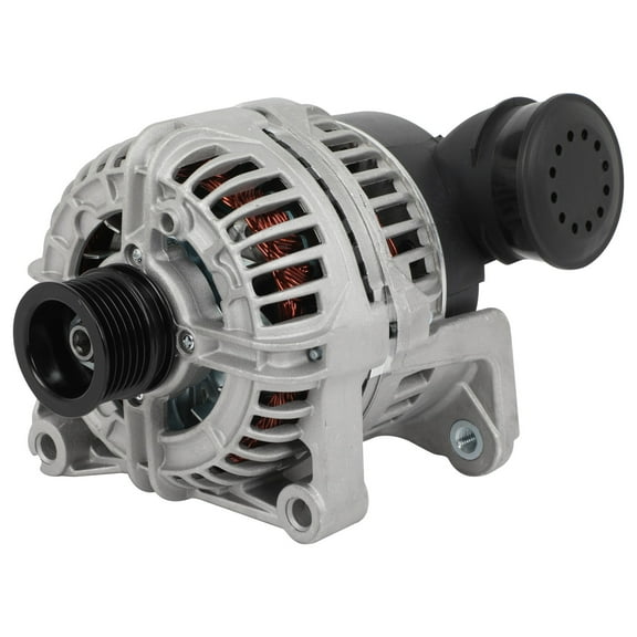 SCITOO Alternator Fit for BMW 323Ci 2000 L6 2.5L, 323i 2000 L6 2.5L, 328Ci 2000 L6 2.8L, 328i 2000 L6 2.8L, 528i 1998-2000 L6 2.8L, Z3 1997-2000 L6 2.8L- 12V 120Amp CW 6-Groove Pulley 13846