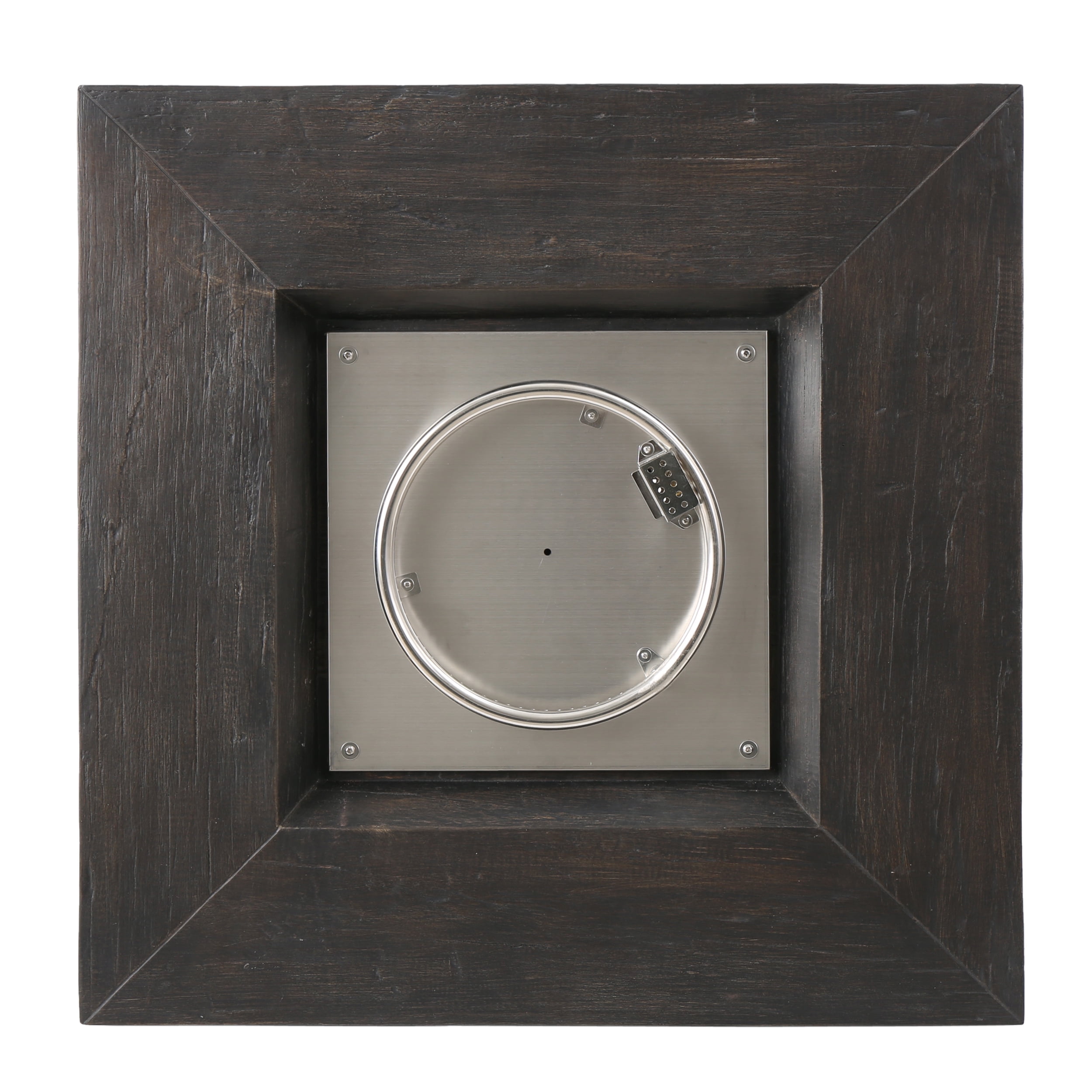 Ford Magnesium Oxide Square Gas Fire Pit, Brown