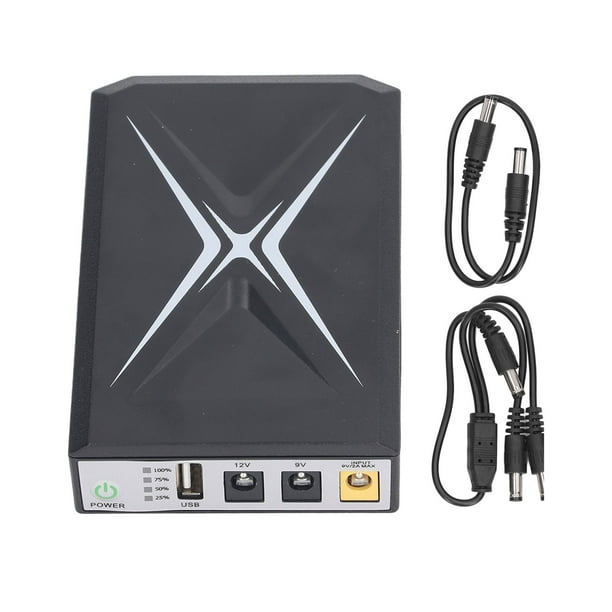 Mini UPS Batería de respaldo 10400mAh Sistema de alimentación ininterrumpida para cámara de seguridad Router WiFi