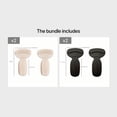 thumbnail image 3 of 1pair Change Shoes From Big To Small, Anti-wear Heel Stickers, Anti-drop Heel Half-size Pads, High-heel Insoles, Shoe Size Adjustment Artifacts, Heel Pads, Which Can Be Changed To Half A Size, 3 of 16