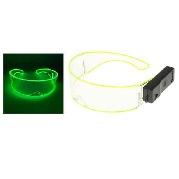 de Sol Divertidas Del Festival de s Mujeres de Los Hombres LED Envueltas Alrededor de s de Macarena Gafas de sol futuristas unisex