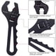 thumbnail image 3 of Kenally AN3-AN16 llave ajustable de aleación de aluminio para coche, camión, manguera de combustible y aceite, llave de ajuste manual, accesorios de Vehículos, repuestos y accesorios Mis Azul Kenally VI018016-02B, 3 of 6