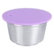 thumbnail image 5 of Cápsula de café reutilizable y recargable de acero inoxidable, compatible con cafeteras Dolce Gusto, color morado., 5 of 14