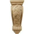 thumbnail image 2 of Ekena Millwork 5"W x 7"D x 14"H Large Basket Weave Corbel, Cherry, 2 of 4