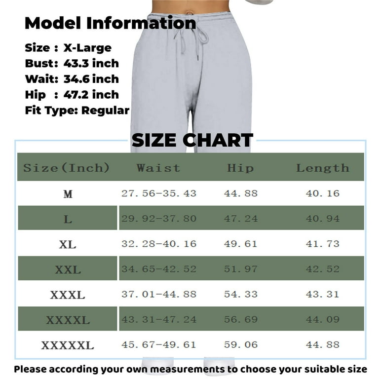 TQWQT Womens Cargo Sweatpants Cinch Bottom Fleece High Waisted Joggers Pants  Athletic Lounge Trousers with Pockets Light Gray S 