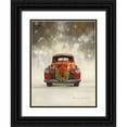 thumbnail image 1 of Mohr, Bonnie 12x14 Black Ornate Wood Framed with Double Matting Museum Art Print Titled - Dazzling Red, 1 of 4