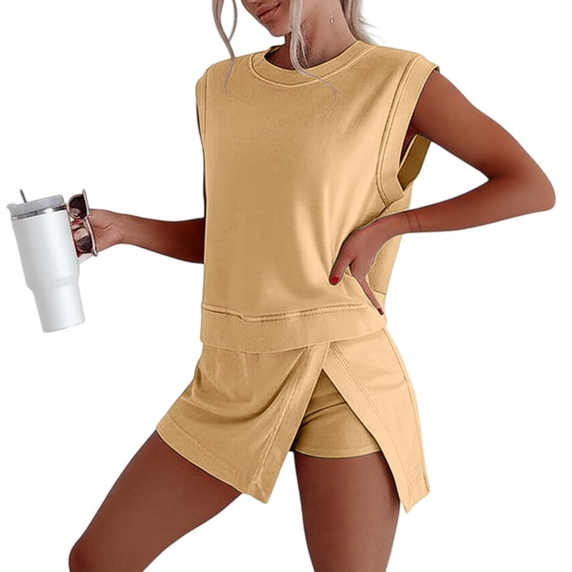 Little L Womens 12 Board Shorts Juniors Swimsuit Two Piece with plus Size Long Short Swimsuit Womens Board Suit Women plus Size Swim Shorts High Waist Bathing Suit Shorts Suit Button Pattern