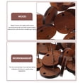 thumbnail image 3 of 30Pcs Earring Posts for Jewelry Making Wooden Round for Friends, 3 of 8