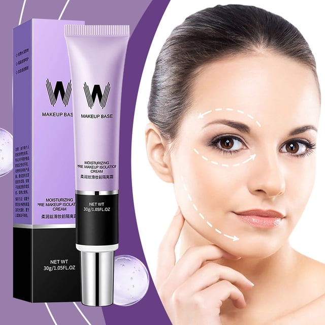 Face Primer Makeup Base Cream 30g - Base de maquillaje hidratante minimizadora de poros Primer para pieles grasas y secas - Corrector suavizante e iluminador - Control de aceite Preparación de