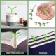 thumbnail image 5 of Sprout Little Green Bookmarks Silicone Grass Buds Creative Green Bookmarks, Gifts For Book Lovers Reading, Set Of 8, 5 of 5