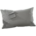 thumbnail image 1 of YDLCAFD Pillowcase Linen Thread Count Black Pillowcases Standard Covers Beige 400 Thread Count Color Selection Of Pillow, 1 of 9