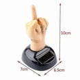 thumbnail image 3 of Solar Powered Mid Finger Shaking Toy Car Dashboard Dancing Figure Toy Decorative Banmo, 3 of 4