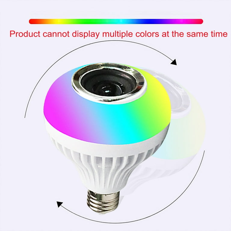 Bluetooth Smart LED Light Bulb E27 Speaker Music RGB Color Remote Control  Lamp 1