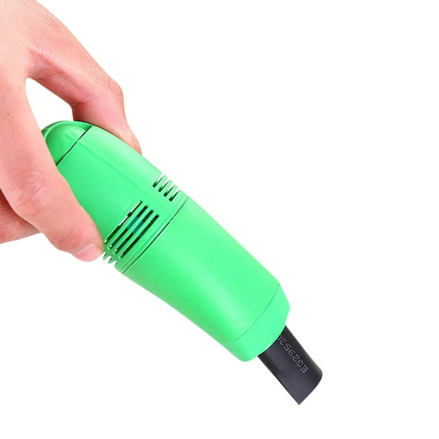 CUITING Compressed Air Duster Portable Electric Air Can For PC Monitor TV Phone Computer Dark Blue