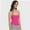 Hotpink, variant on Women Sexy Square Neck Tank Top Summer Going Out Basic Cami Shirt