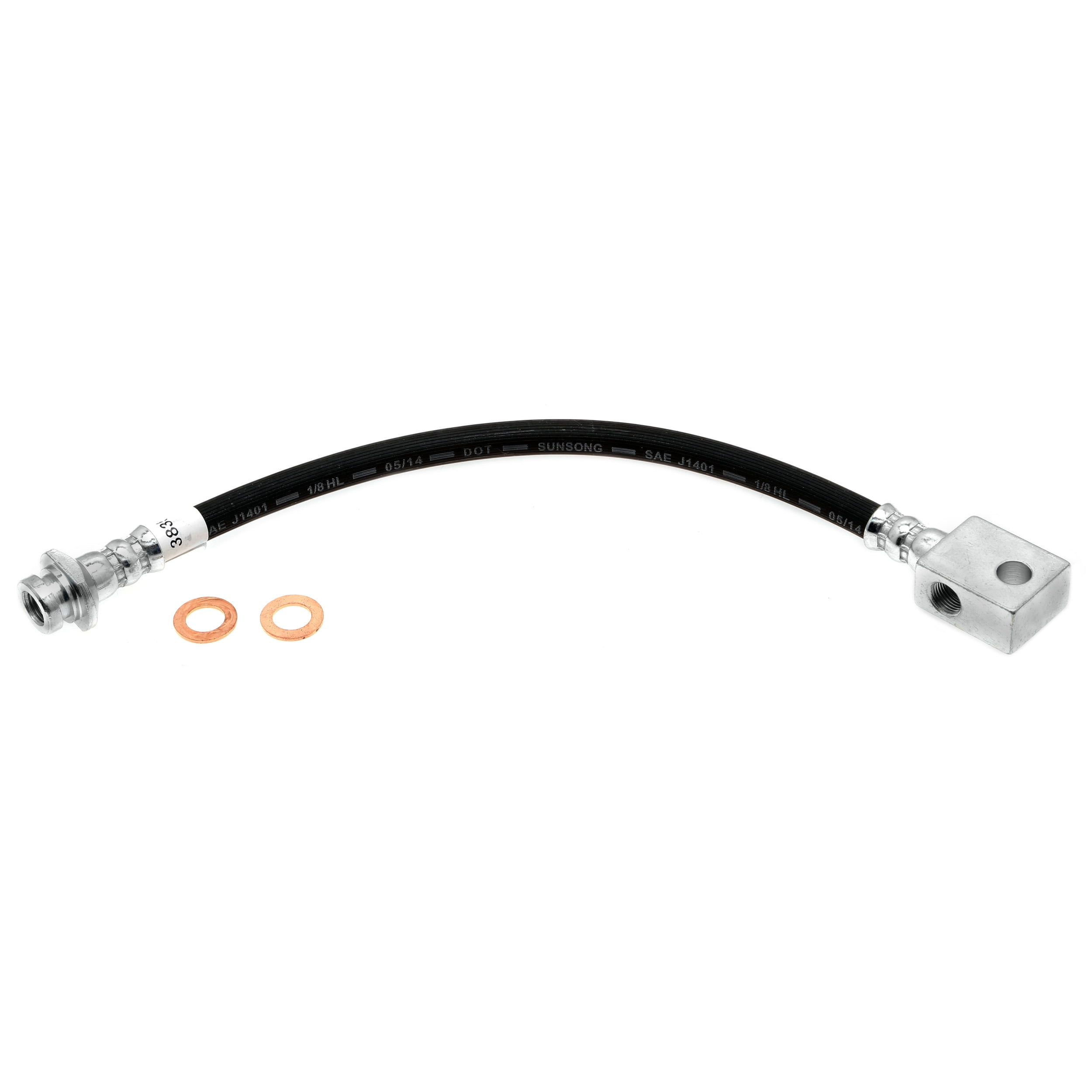 Raybestos Element3 Brake Hose, BH383582 Fits select: 2010-2015 NISSAN GT-R