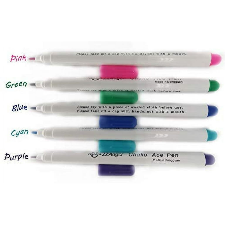 New 4X Water Erasable Pen for Fabric Marking, Embroidery Cross Stitch  Grommet Ink Washable — NewStar Embark
