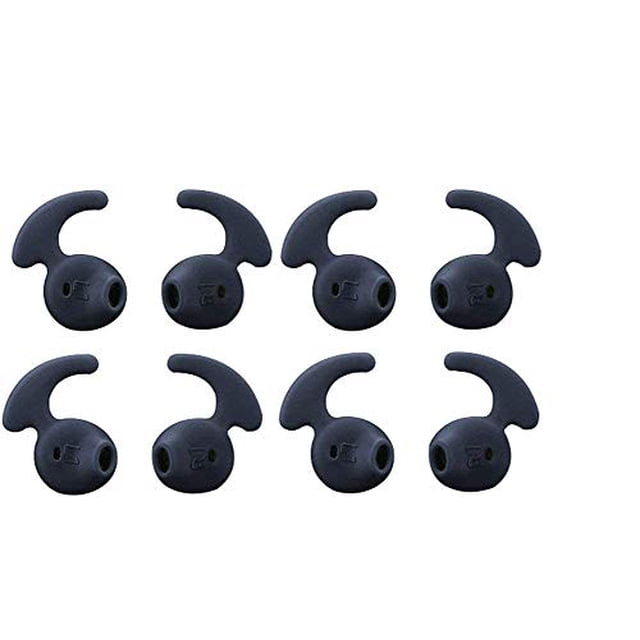 Samsung Eargel Earbud Tips Lunies Antideslizante Soft Silicone Sport Running Earphone Covers para Samsung Galaxy S6 9200 S7 Edge Note 5 Earbuds 4 pares Negro