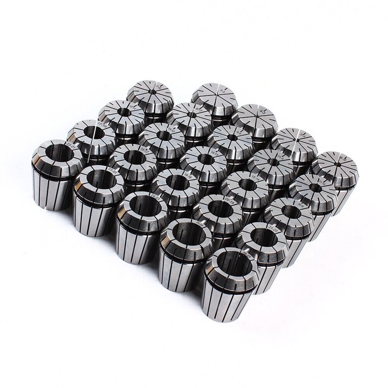 17-Piece 5C Round Collet Set 1/16" To 1-1/16" By 16ths - High Precision .0006 TIR