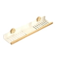 thumbnail image 6 of Walnut Bathroom Sinks Shelf Over Faucet, No-Drill Shower Caddy Suction Cup with Strong Adhesion, Stable Over Sinks Shower Rack, Detachable Wall Mounted Trays for Bathroom & Kitchen, 6 of 7