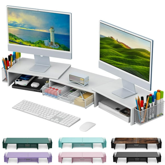 Dual Monitor Stand Riser