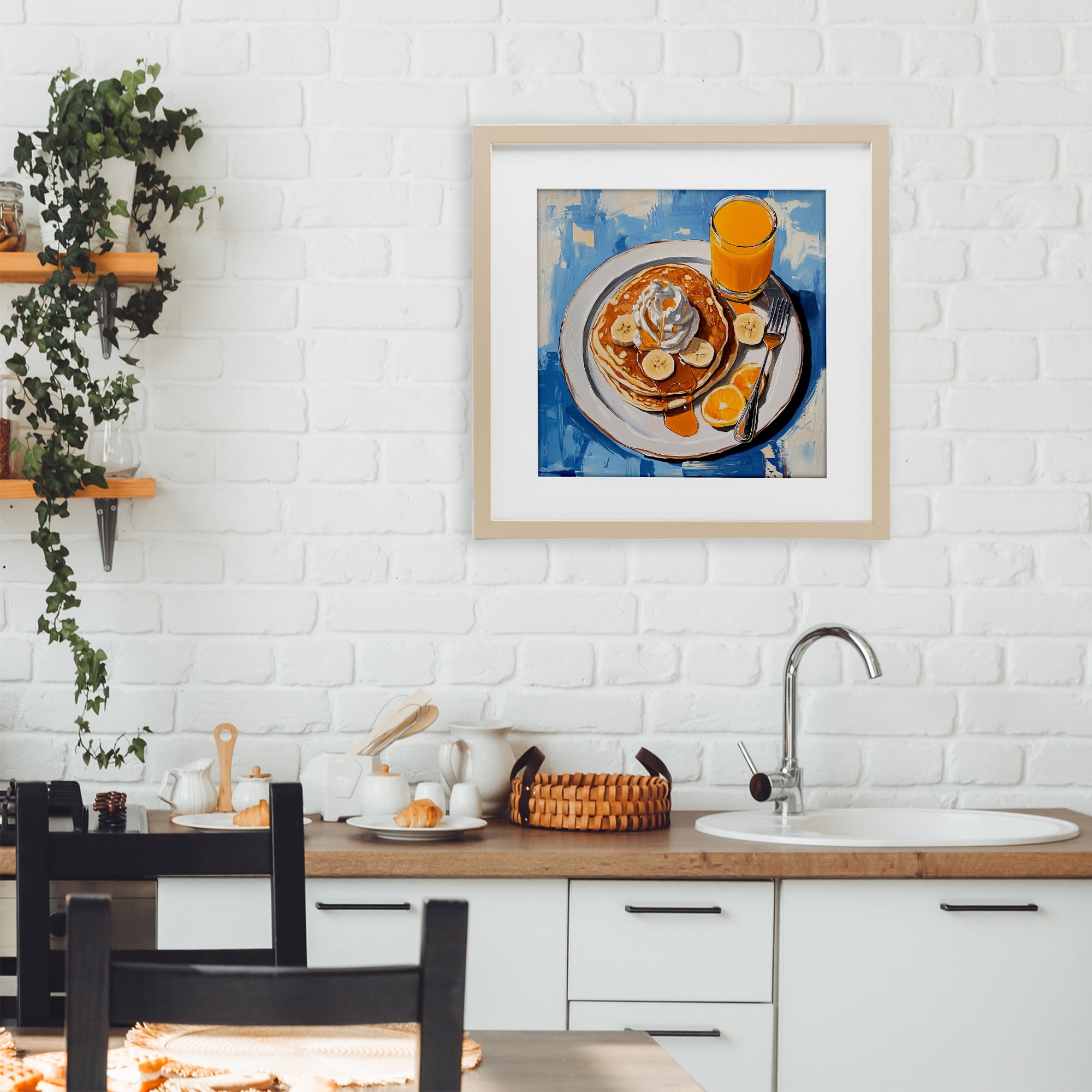 Stupell Industries Banana Bliss Sunshine Birch Framed Print Under Glass, design by Tina LeCour