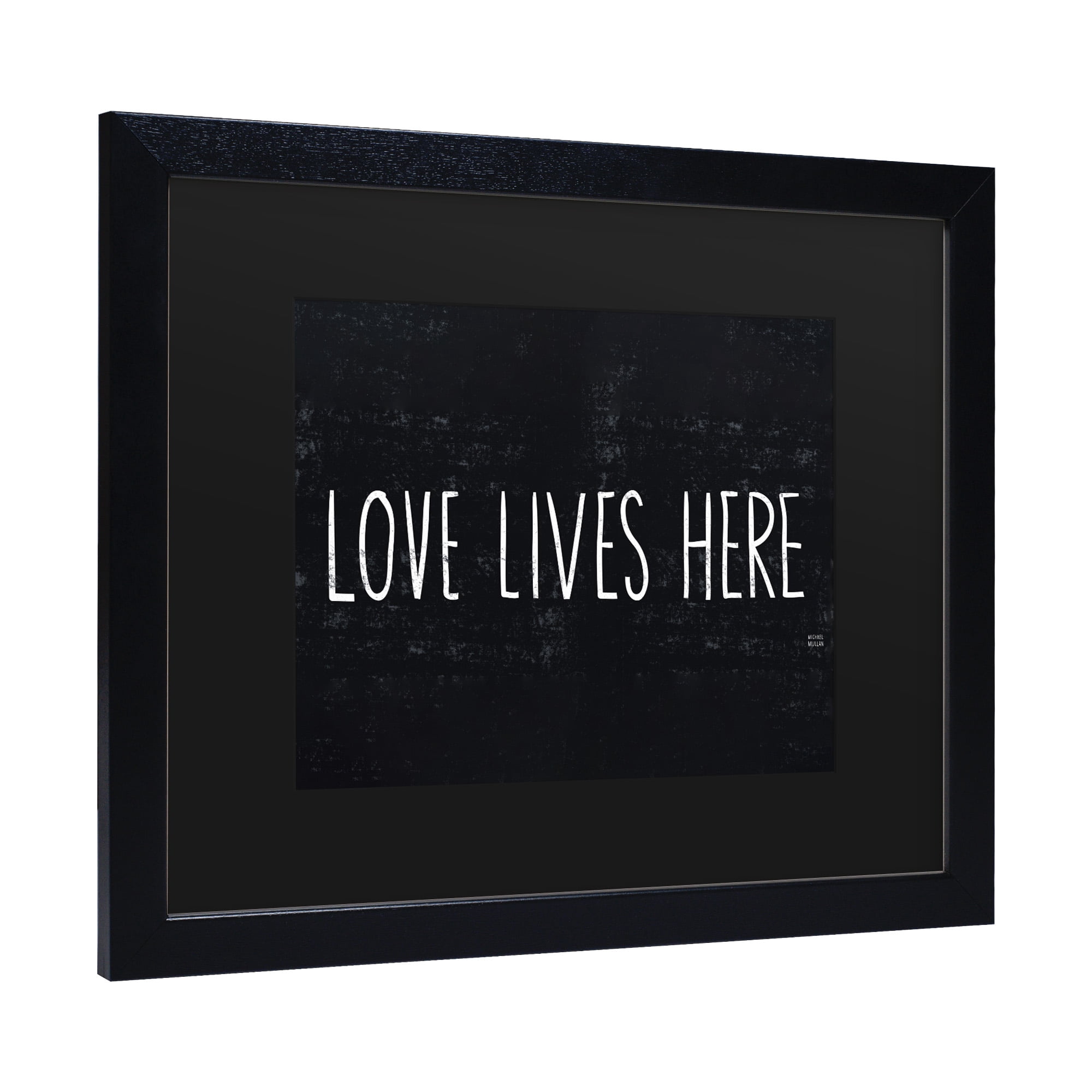 Trademark Fine Art 'Love Lives Here' Canvas Art by Michael Mullan