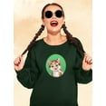 thumbnail image 2 of Weird Cat Sweatshirt Women -Kayomi Harai Designs, Female 4X-Large, 2 of 4
