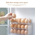 thumbnail image 3 of Refrigerador Rejilla para Huevos Puerta Abatible para Frigorífico Rejilla para Almacenamiento Huevos Bandeja Contenedor Ahorro Espacio Caja Almacenamiento Huevos Rejilla, 3 of 5