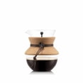 thumbnail image 4 of 4 Cup 17oz Pour Over Coffee Maker: Glass Carafe, Cool Touch Handle, Permanent Filter, Dishwasher-Safe, Manual Use, 4 of 7
