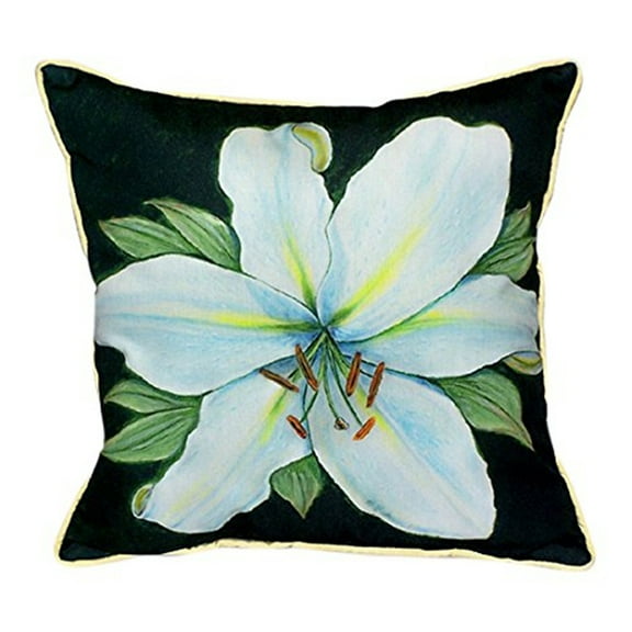 Betsy Drake ZP704 Casablanca Lily Throw Pillow- 22 x 22 in.