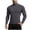 Dark Gray, variant on Dagaeig Men's Compression Shirts Long Sleeve Turtle Neck Athletic Workout Gym T-Shirts Base Layer Undershirts