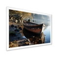 thumbnail image 2 of Designart "Morning Mist Sailing Allure" Boat Sailing Picture Framed Canvas Art Print, 2 of 5