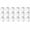 18 Pack, variant on Photoelectric Smoke Alarm Detector, Home Fire Safety Sensor Alert, 3V AA Battery Operated, No Wiring Required