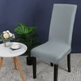 thumbnail image 2 of PiccoCasa 4Pcs Dinning Chair Cover Removable Thick Chair Slipcover, Light Gray, 2 of 6