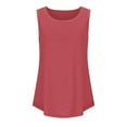 thumbnail image 5 of Diufon Womens Summer Tank Tops Trendy Loose Sleeveless Crew Neck Tops Casual Cotton Soft Tunic Shirts, 5 of 6