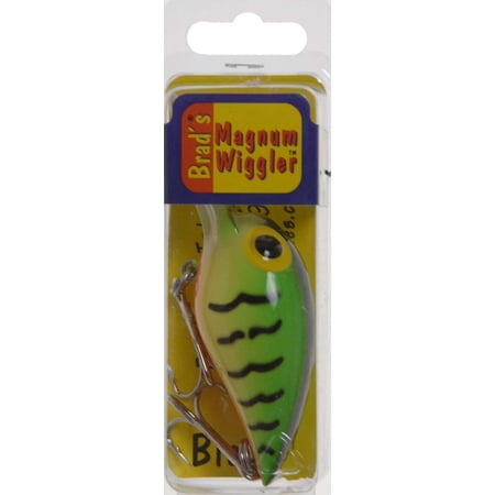 Brad s Mag Wigglers Crank Bait Green Fire Tiger