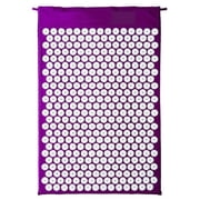 Deluxe Comfort Acupuncture Mat with Carrying Bag – Natural Endorphin Energy Booster – Holistic Therapy – Great Stress Reliever – Mat, Purple