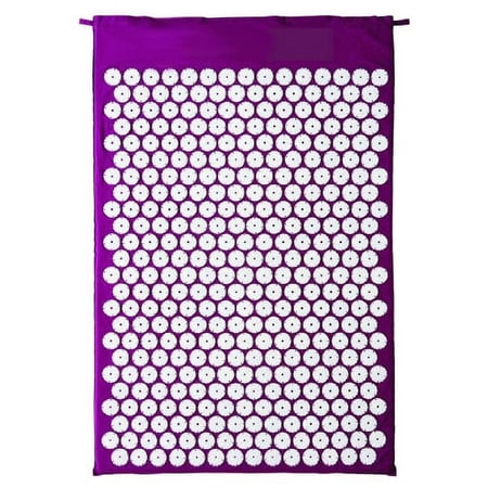 Deluxe Comfort Acupuncture Mat with Carrying Bag – Natural Endorphin Energy Booster – Holistic Therapy – Great Stress Reliever – Mat, Purple