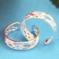 thumbnail image 6 of Opolski 10 Pcs Adjustable Silver Plated Open Jewelry Toe Rings for Women Party Gift, 6 of 7