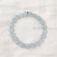 thumbnail image 4 of AAA Aquamarine Beads Bracelet, Natural Aquamarine Bracelet, March Birthstone, Elastic Band, Bangle, Christmas Gift, Unisex Jewelry, Gift for Her, Women Bracelet, Men Bracelet, Spiritual Bracelet, 4 of 9