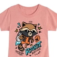 thumbnail image 3 of Guardians Of The Galaxy - Scribble Rocket - Youth Girls Fitted Short Sleeve T-Shirt, 3 of 5
