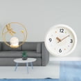 thumbnail image 2 of Estatua de bola de cristal, reloj de pared decorativo de bola de cristal, reloj de pared redondo, silencioso, material de hierro y PP, adecuado para r, 2 of 8