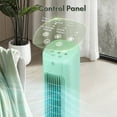 thumbnail image 3 of Havato Tower Fan for Bedroom, 85° Oscillating Fans, 3 Speeds, 15H Timer, 3-in-1 Fan Modes, Normal/Natural/Sleep Fan Modes,  Green, 3 of 7