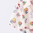thumbnail image 5 of ZHANGDER Toddler Baby Girls Clothes 1T 2T 3T 4T 5T T-Shirts Shorts Clothing Set Short Sleeves Cute Summer Short Set 2pcs Shorts Outfits Set, White 4-5T, 5 of 8