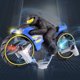 thumbnail image 5 of Gwong Juguete Control remoto Motocicleta Ligera Ligera Plástico Super Cool Stunt Motocicleta para niños Gwong 30009179, 5 of 6
