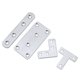 thumbnail image 2 of Código de ángulo de pieza recta de acero inoxidable, conector de muebles plano y recto de múltiples especificaciones, código de ángulo de una palabra, 2 of 4