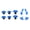 Blue, variant on HannLk Thumbstick Grip for Controller Thumb Grip with Back Paddle