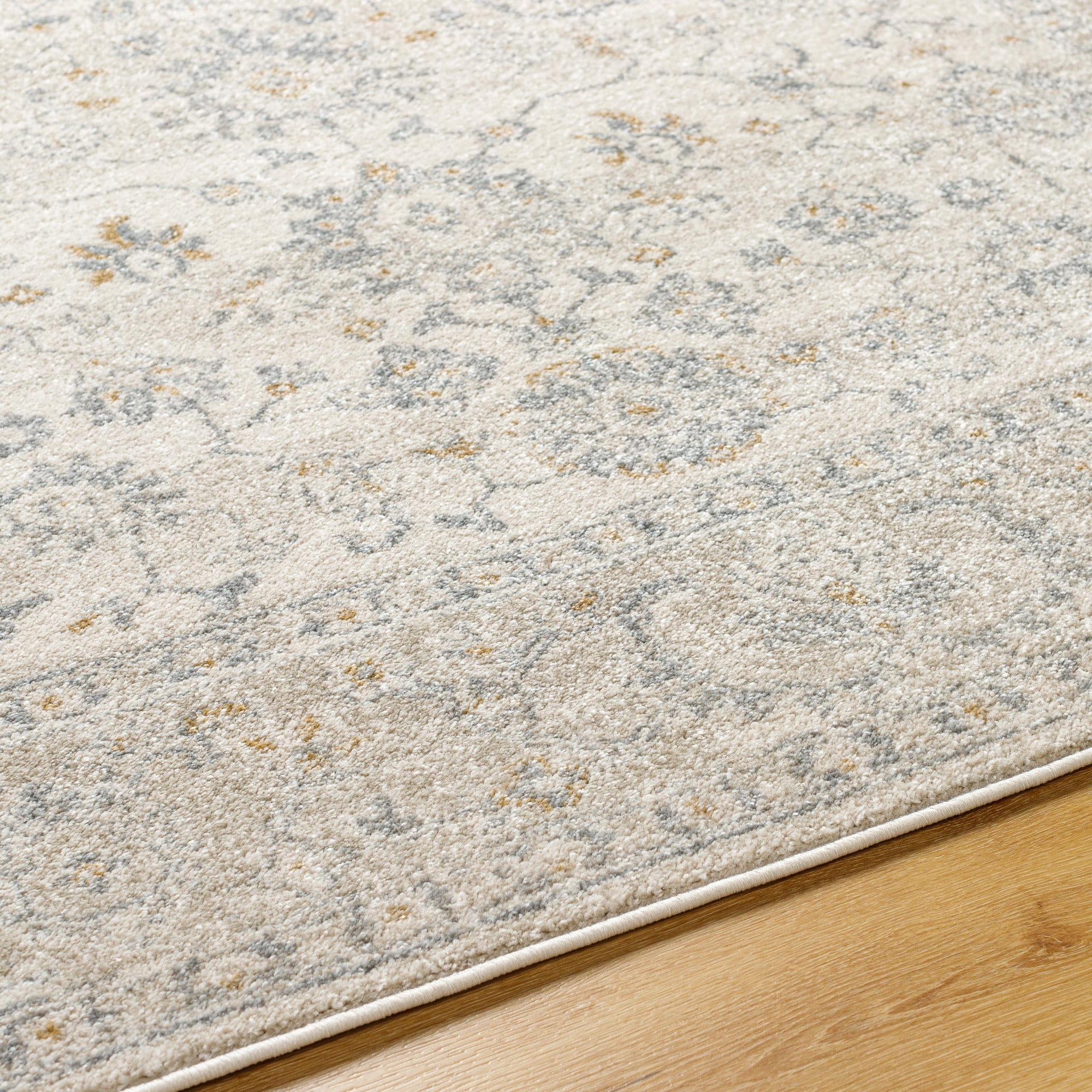 Livabliss Alpharetta Area Rug, 9'2" x 12', Medium Gray
